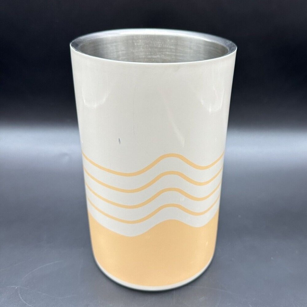 Retro Style Society6 Mod Wine Chiller Double Wall Stainless Steel Modern Wave